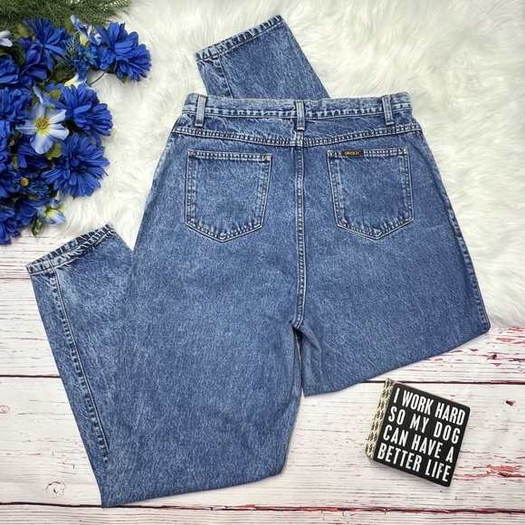 👖|•SASSON•| Vintage Super High Rise Tapered Leg Jeans W31 L30👖 - Picture 3 of 7